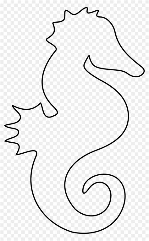 seahorse pattern printable