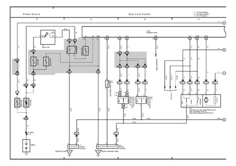 wiring diagram  power window system