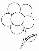 Flower Printable Coloring Pages Kids Color Choose Board sketch template