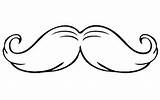 Mustache Coloring Pages Drawing Mustaches Styles Kids Choose Board sketch template