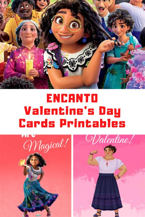 encanto valentines day cards printables