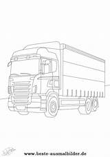 Lkw Ausmalbild Scania Drucken Malvorlagen Malvorlage Kostenlos Coloring Kleurplaat Sek Kran Motorrad Skizzen Bagger Traktor sketch template
