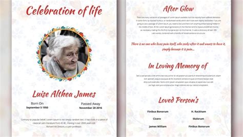 stationery paper funeral rip memorial digital photoshop template