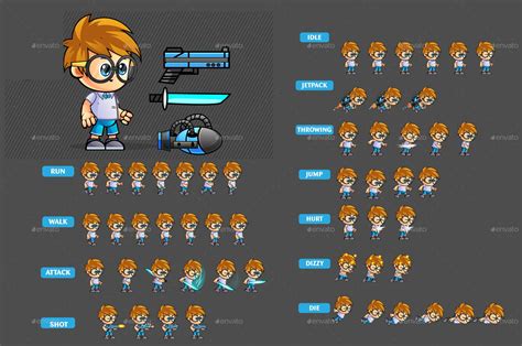 game character sprites  game character platform game sprite