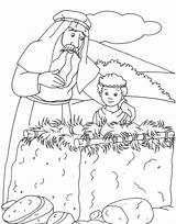 Abraham Coloring Pages Altar Bible Isaac Story Drawing Genesis Sarah Para Colorear Kids Characters Sheets Biblical Character Niños Ot Born sketch template