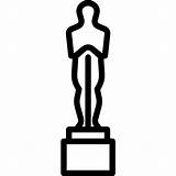 Oscar Clipart Awards Academy Statue Oscars Outline Trofeu Icon Cinema Svg Clipartix Cliparts Clipground Eps Psd sketch template