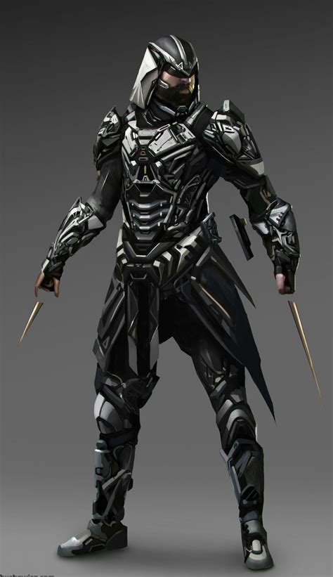 shadow futuristic armor armor concept sci fi concept art