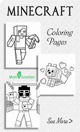 Minecraft Printable Coloring Pages Kids Party Printables Värityskuvia Boys Birthday Activities Toddlers Clipart Read Awesome Games Momjunction Little Lahjat Crafts sketch template