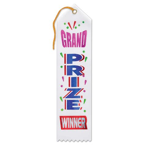 grand prize winner award ribbon webhatscom