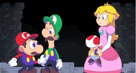 [peach] well his whole body s shaped like a dick [mario bros] oh yeah mmmhm yeah