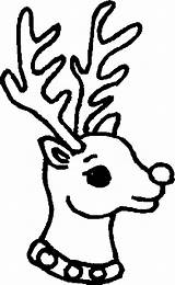 Coloring Pages Christmas Reindeer Printable Print Book Kids Animated Click Rendier Coloringpages1001 Cat sketch template