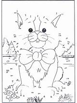 Dots Connect Cat Coloring Kids Number Pages Christmas Dot Difference Print Cats Cijfertekening Azcoloring Kleuren Puzzles Animal Choose Board sketch template