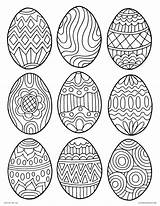 Coloring Pages Easter Printable Eggs Kids Spring Adults Earth sketch template