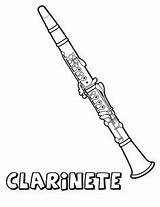 Clarinete Coloring Para Colorear Musicales Music Instrumentos Musical Instruments Oboe Dibujos Zeichnen Drawing Pages 1040 Bilder Schritt Klarinette Für Clarinet sketch template