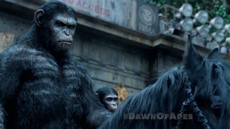 dawn of the planet of the apes gets tv spot poster