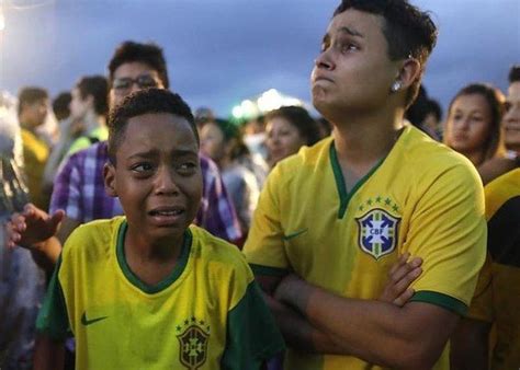 heartbreaking pictures of brazil fans before and after their world cup