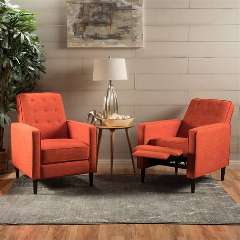 modern orange accent chair  house