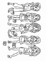 Lego Friends Coloring Pages Printable Girls sketch template