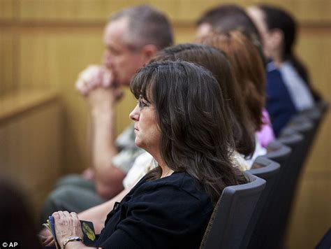 taking it all in arias mother sandy arias listens as her daughter testifies during her