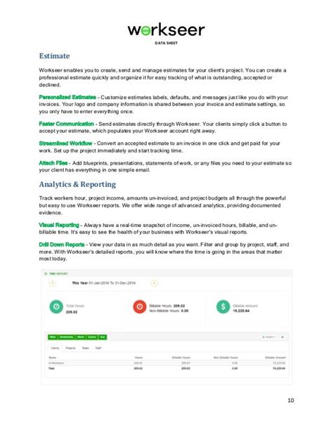 workseerdatasheet