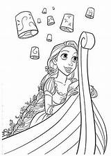 Tangled Easy Disney Coloring Princess Pages Tulamama Print Printable sketch template