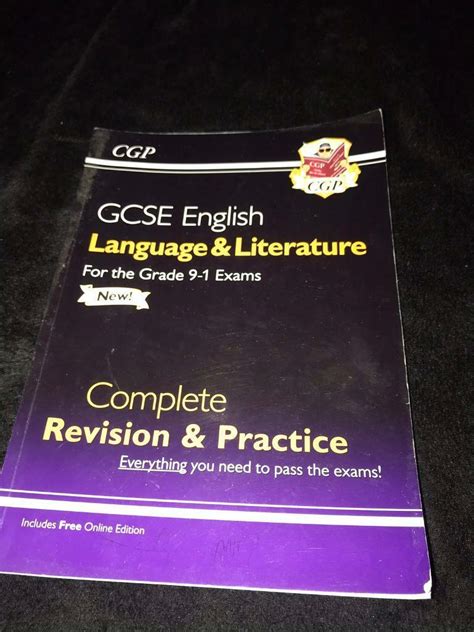 cgp gcse revision english language  literature  oswaldtwistle
