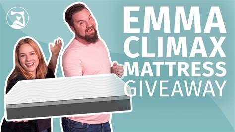 Win An Emma Climax Hybrid Mattress Youtube