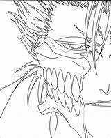 Grimmjow Bleach Coloring Template Lineart sketch template