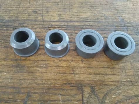 set of 4 front wheel bushings for riding mowers 1 3 8 od 3 4 id 1