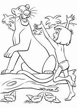Ausmalbilder Mowgli Dschungelbuch Selva sketch template