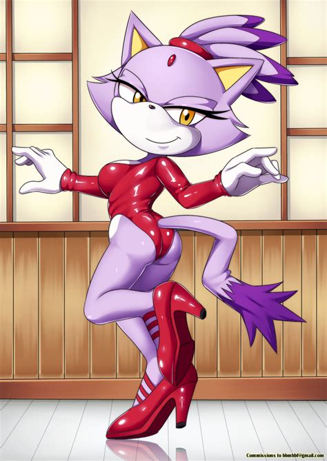 xbooru 1 female 1 girl 1girl anthro ass bbmbbf blaze the cat feline female female only indoors