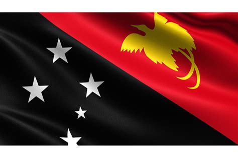 papua  guinea flag grafico por bourjart creative fabrica