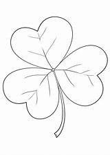 Shamrock Colorare Trifoglio Disegni Irlandia Trebol Irlandese Quadrifoglio Immagini Kolorowanka Clover Shamrocks Symbol Disegnare sketch template