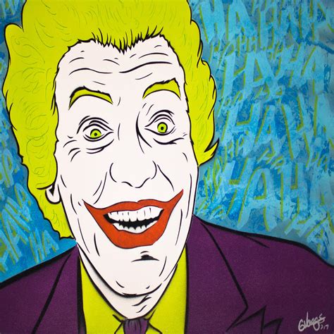 Vintage Cesar Romero S Joker Painting By Glenn Vaags Fine Art America