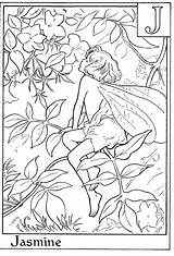 Coloring Fairy Fairies Jasmine Fadas Kleurplaat Gratuit sketch template