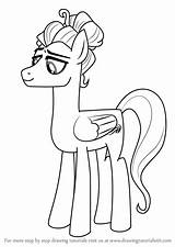 Pony Little Breeze Zephyr Friendship Magic Step Draw Drawing Tutorials sketch template