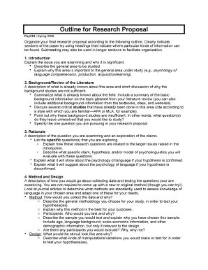 research paper outline  forms  templates fillable printable