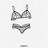 Vetor Pngtree Underwear Sutiã Langerie Lingeries Femininas Minimalista Logomarca sketch template