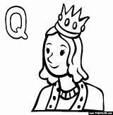 Queen Coloring Pages Letter Online Thecolor Drawings 565px 25kb sketch template