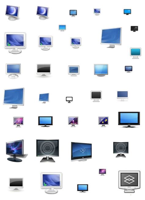 desktop computer screen icons