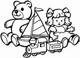 Toys Coloring Pages Kids sketch template