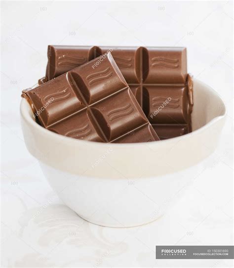 chocolate  white bowl meal diet stock photo