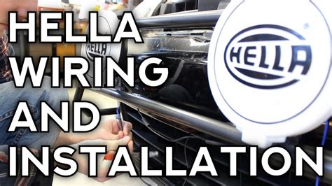 install hella lights wiring  mounting youtube