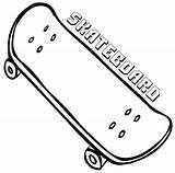 Skateboard Patineta sketch template