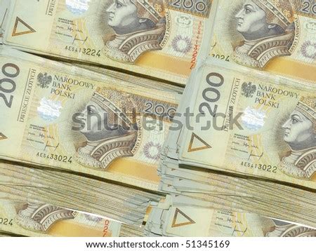 poland currency banknotes  denominations   zl pln stock photo  shutterstock