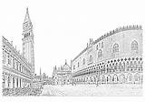 Venice sketch template