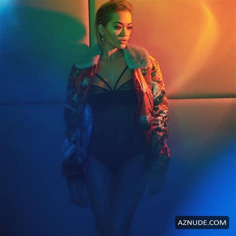 Rita Ora Sexy In Tezenis Lingerie Aznude