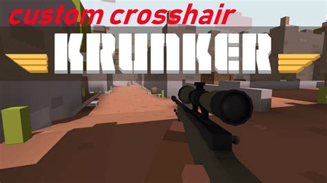 custom crosshair  krunker youtube