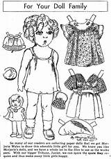 Doll Paper Shirley Temple Marjorie Wales Tribune Family September Memory 1935 Dolls Another sketch template