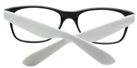 grove classic wayframe black white eyeglasses
